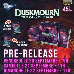 MTG Duskmourn Prerelease - Samedi le 21 Septembre 11h - Premium Event